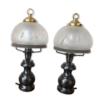 Lampes de chevet vintage