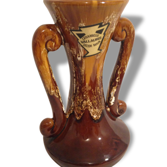 Former numbered VALLAURIS 320 France Vintage ceramic vase