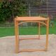 Vintage rattan and wicker coffee table