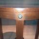 Pair of circular side tables.