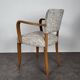 Light grey Art Deco armchair