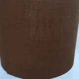 Lampe haute en grès avec abat-jour tissu d'origine