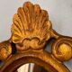 Miroir vintage en bois doré