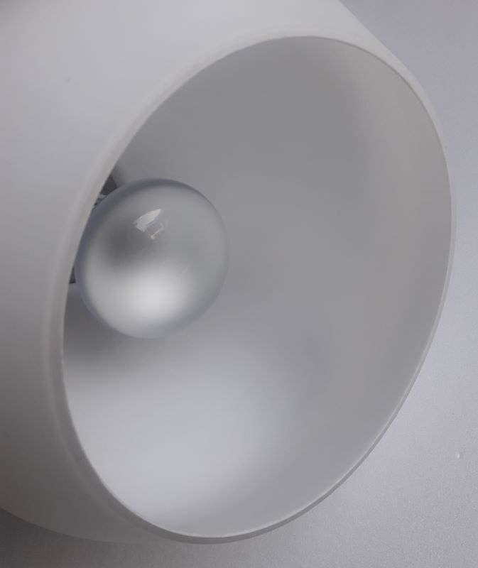 Lustre work Italian glass opalin white