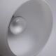 Italian opaline white glass chandelier