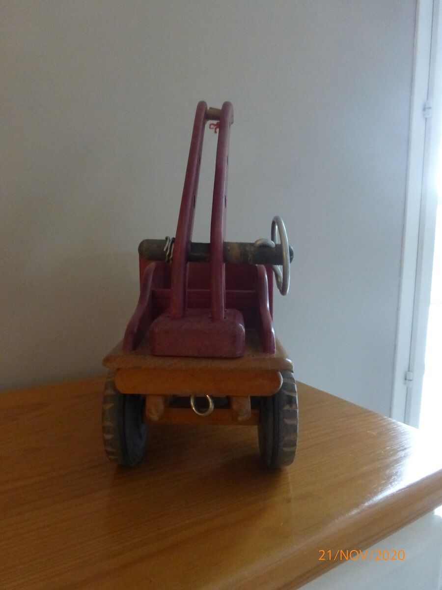 Camion En Bois Vintage DEJOU - Jouet Ancien Français - Pour Enfants 8-11 Ans - Occasion