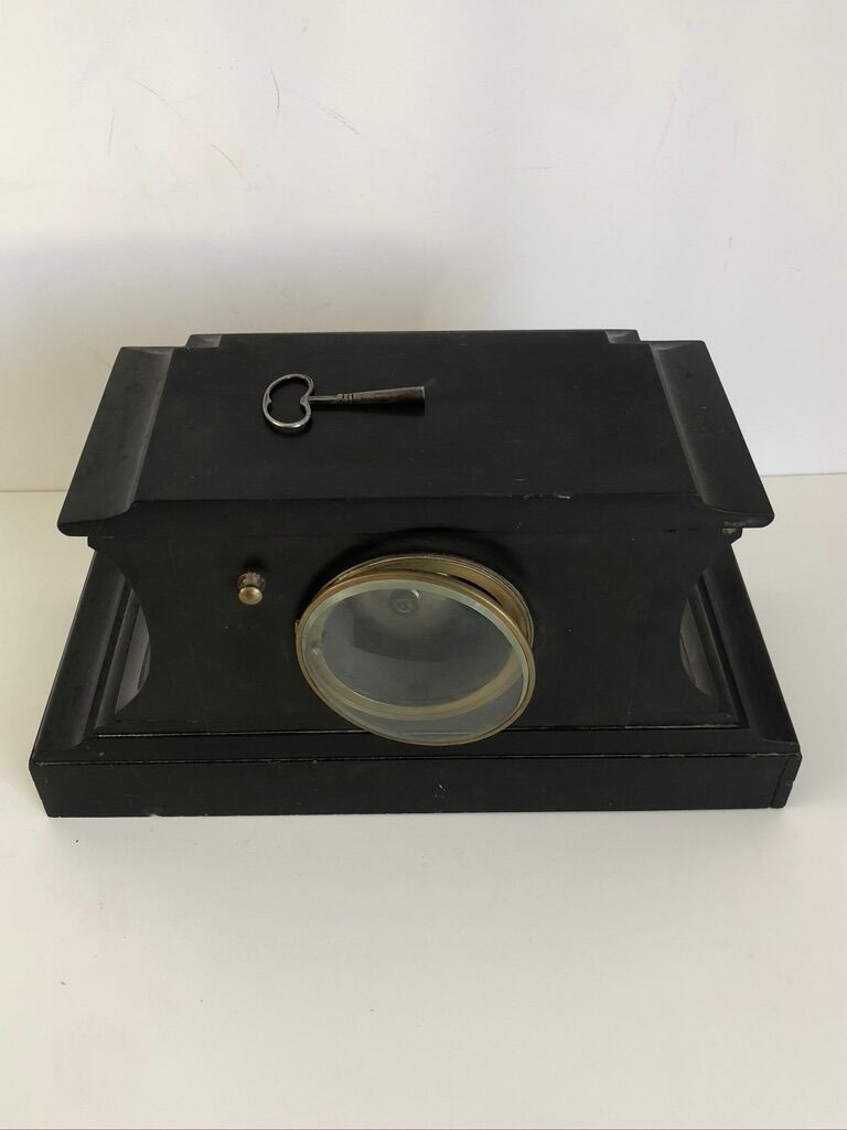 Black marble fireplace pendulum