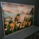 Oil painting on metal panel