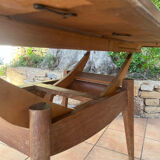 Coffee table with sirca system in oak from the 50s