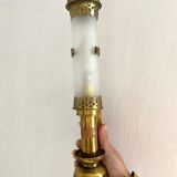 Antique brass train wall lamp