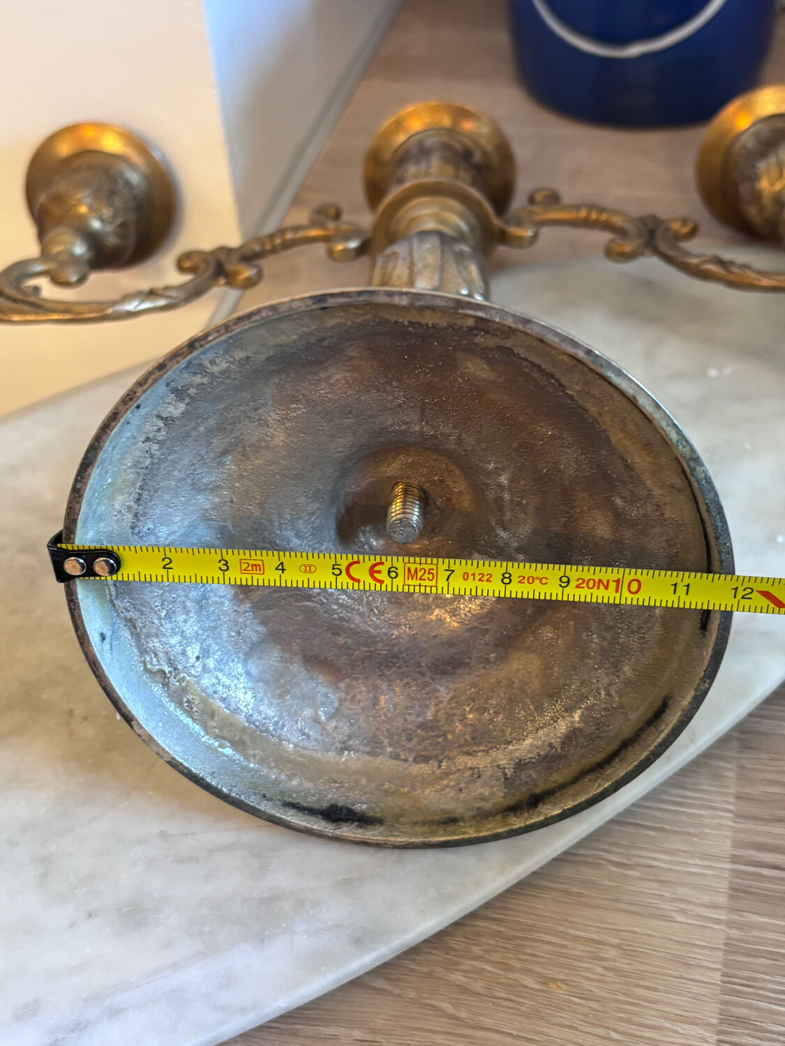 Big bronze candleholder