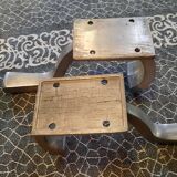 Set of 2 aluminum wall hooks