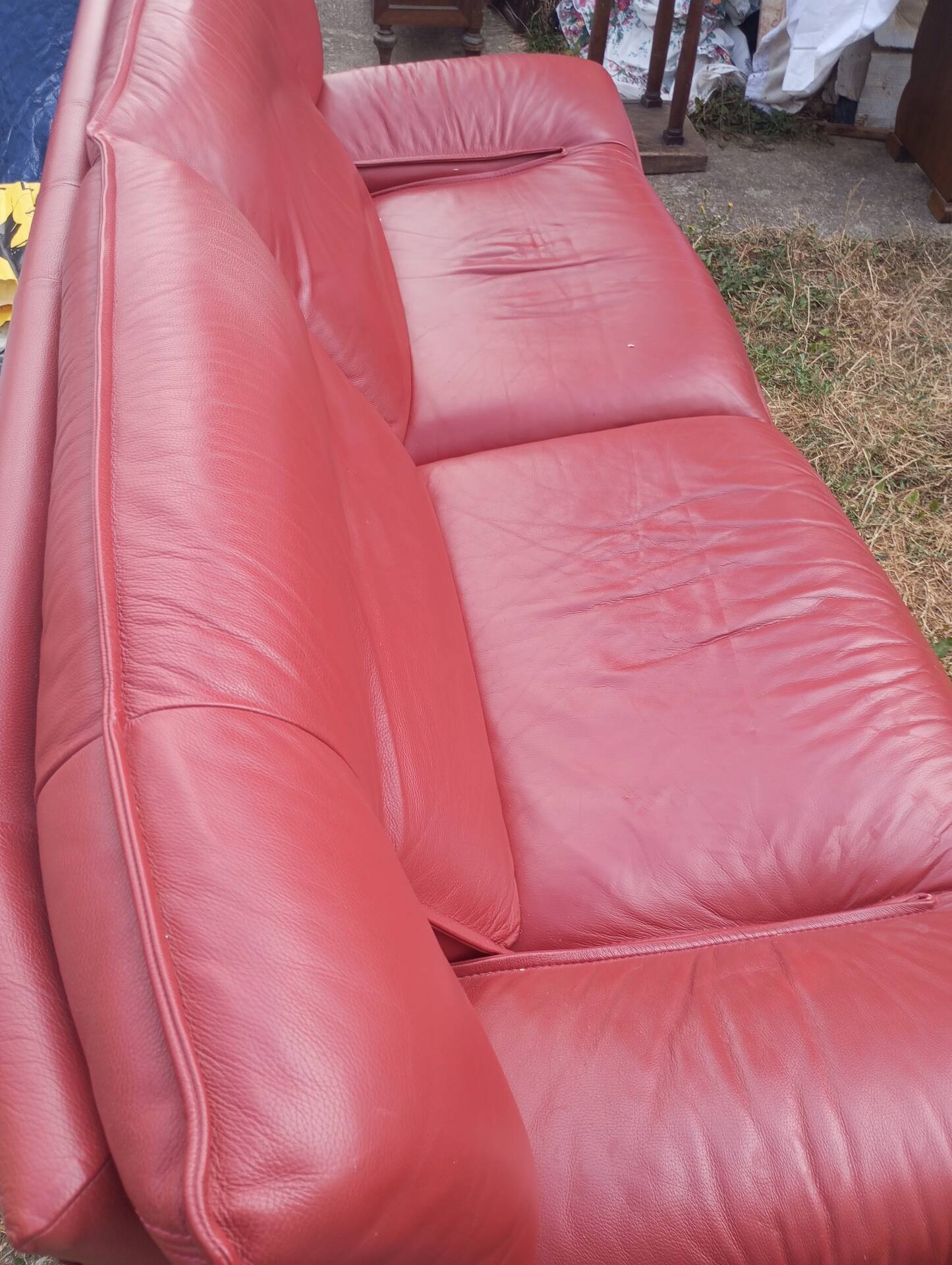 Italian 3-seater sofa in the style of Nicoletti Salotti.