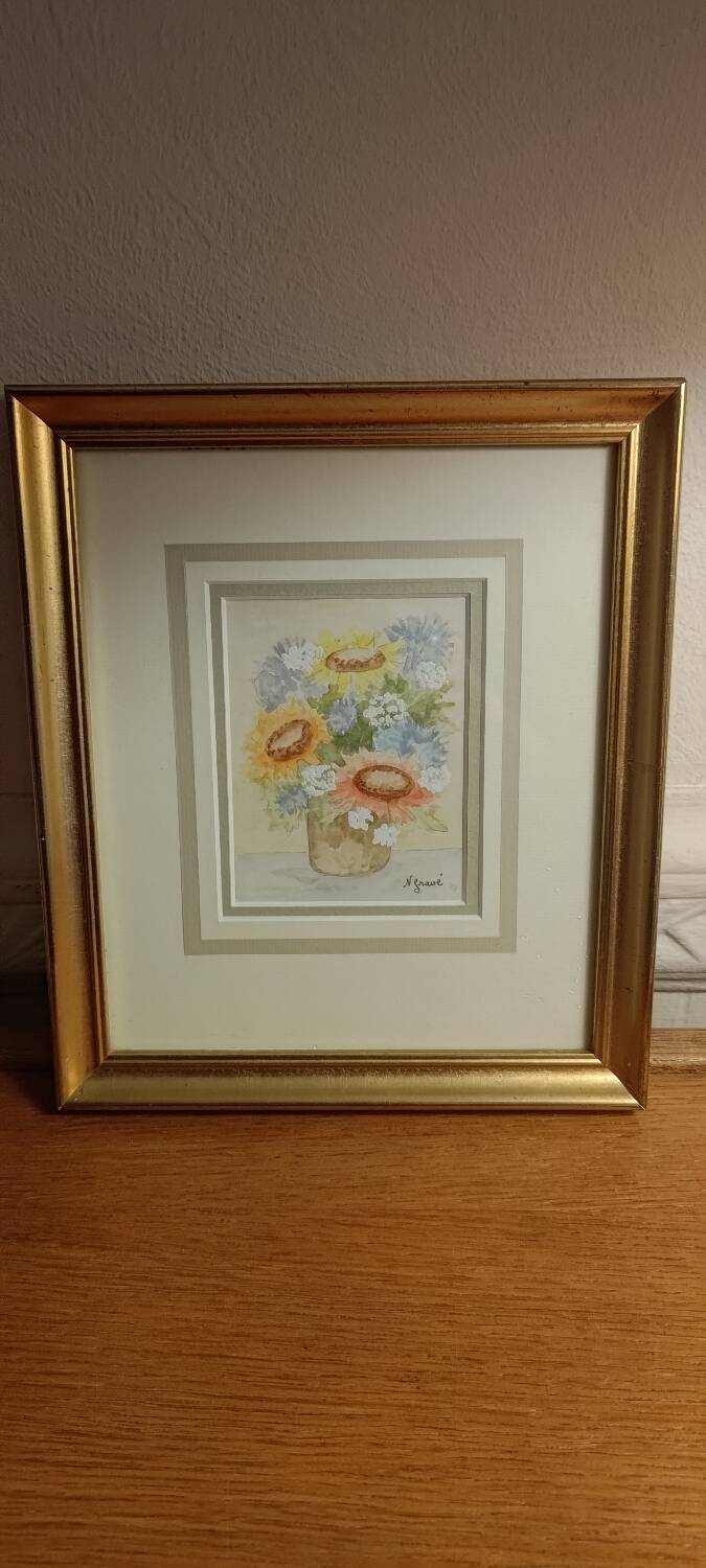 Tableau bouquet de fleurs