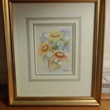 Flower bouquet painting