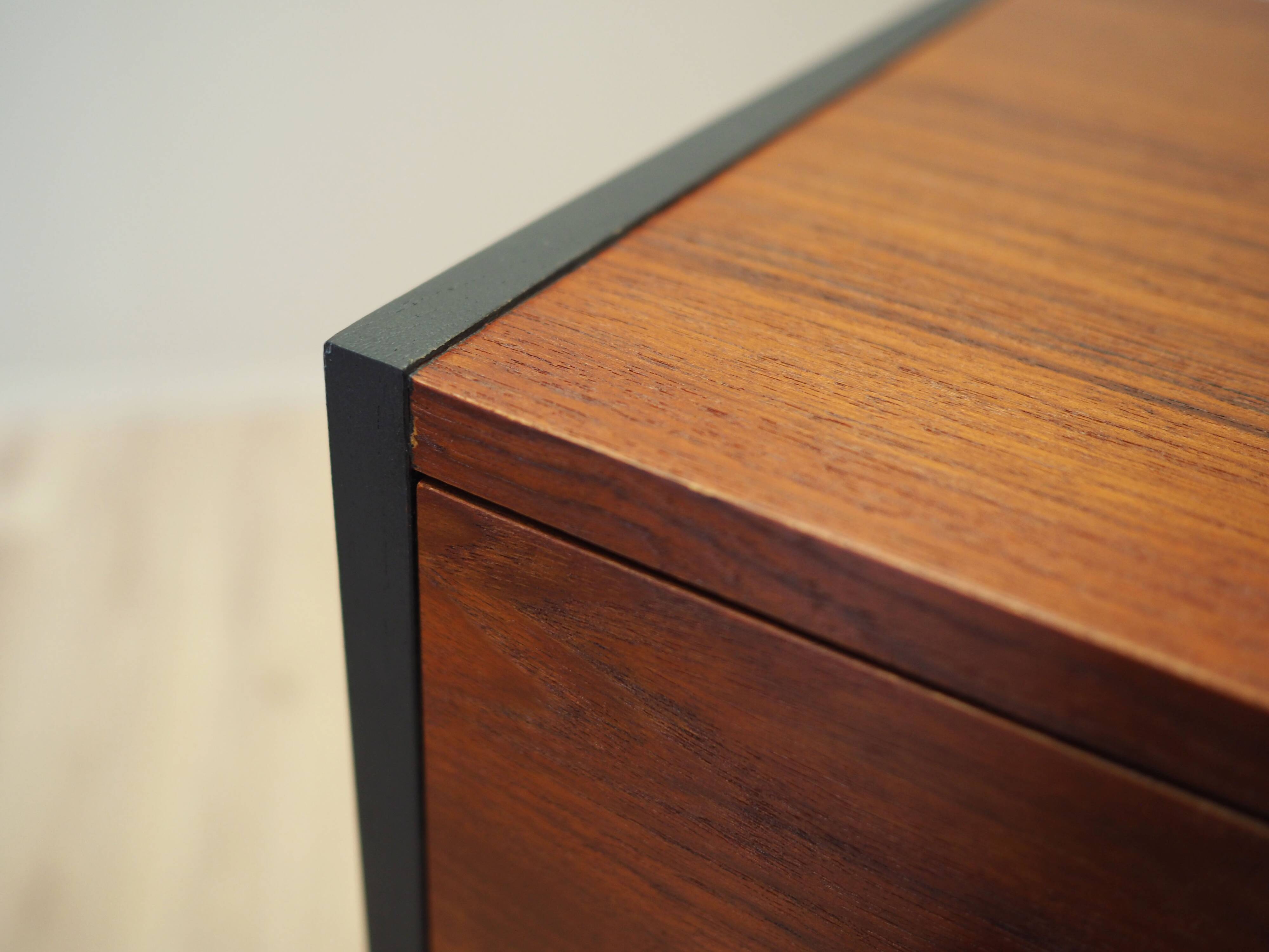 Teak chest of drawers, Danish design, 1970s, production: Denmark