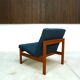 Fauteuil danois en teck par Ole Gjerlov-Knudsen et Torben Lind pour France & Søn, années 1960