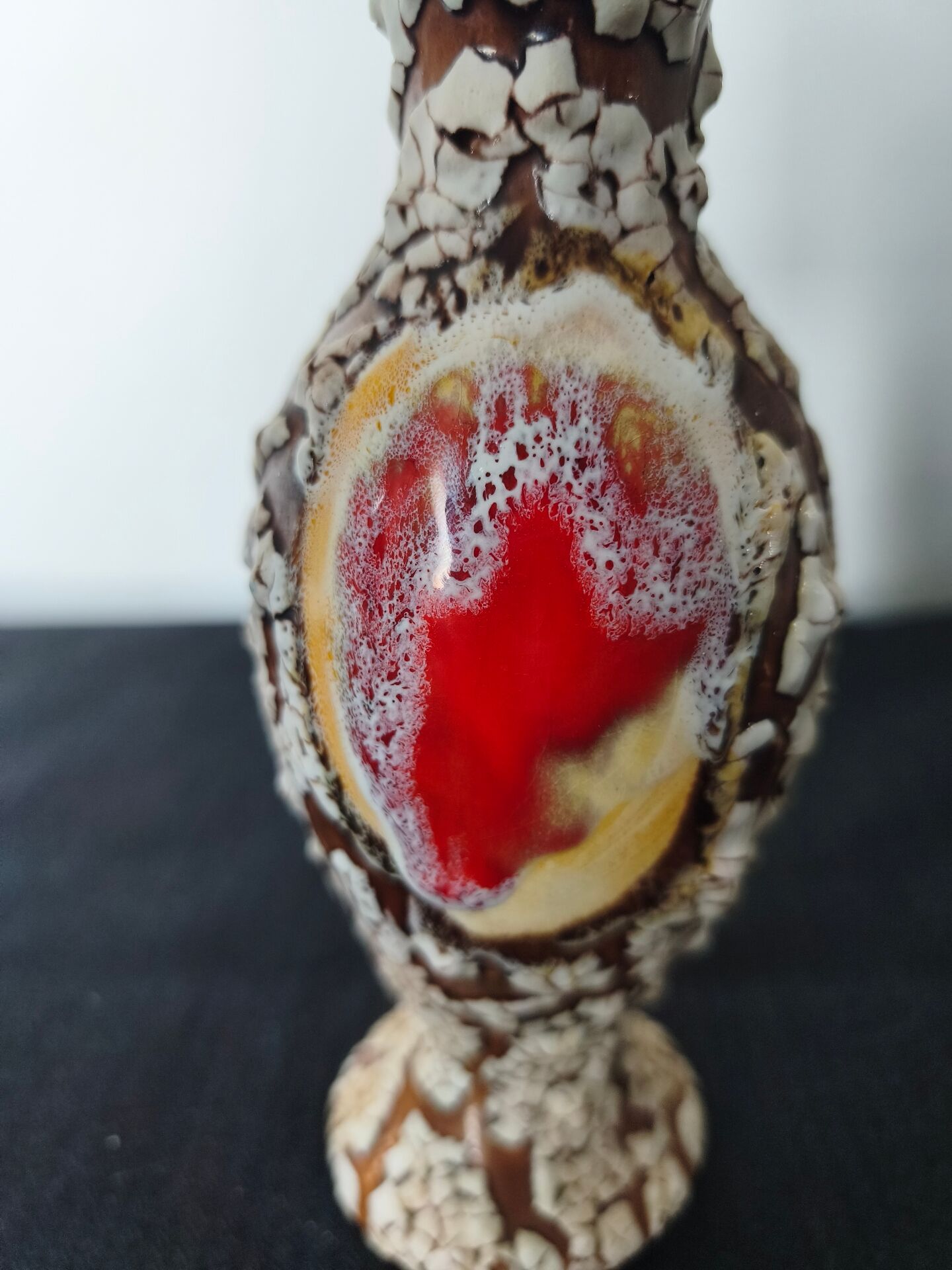 Vase fat lava, années 70