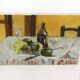 Signed still life, oil on canvas