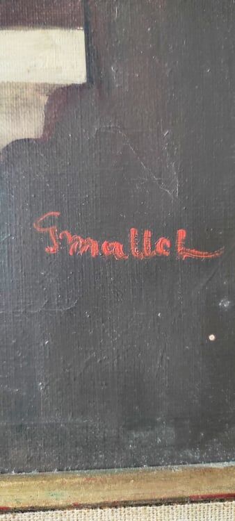 Painting Flowers Georges Mallet