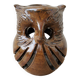 Stoneware owl candle holder