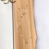 Mirror - venetian art-deco coat holder 126x193cm