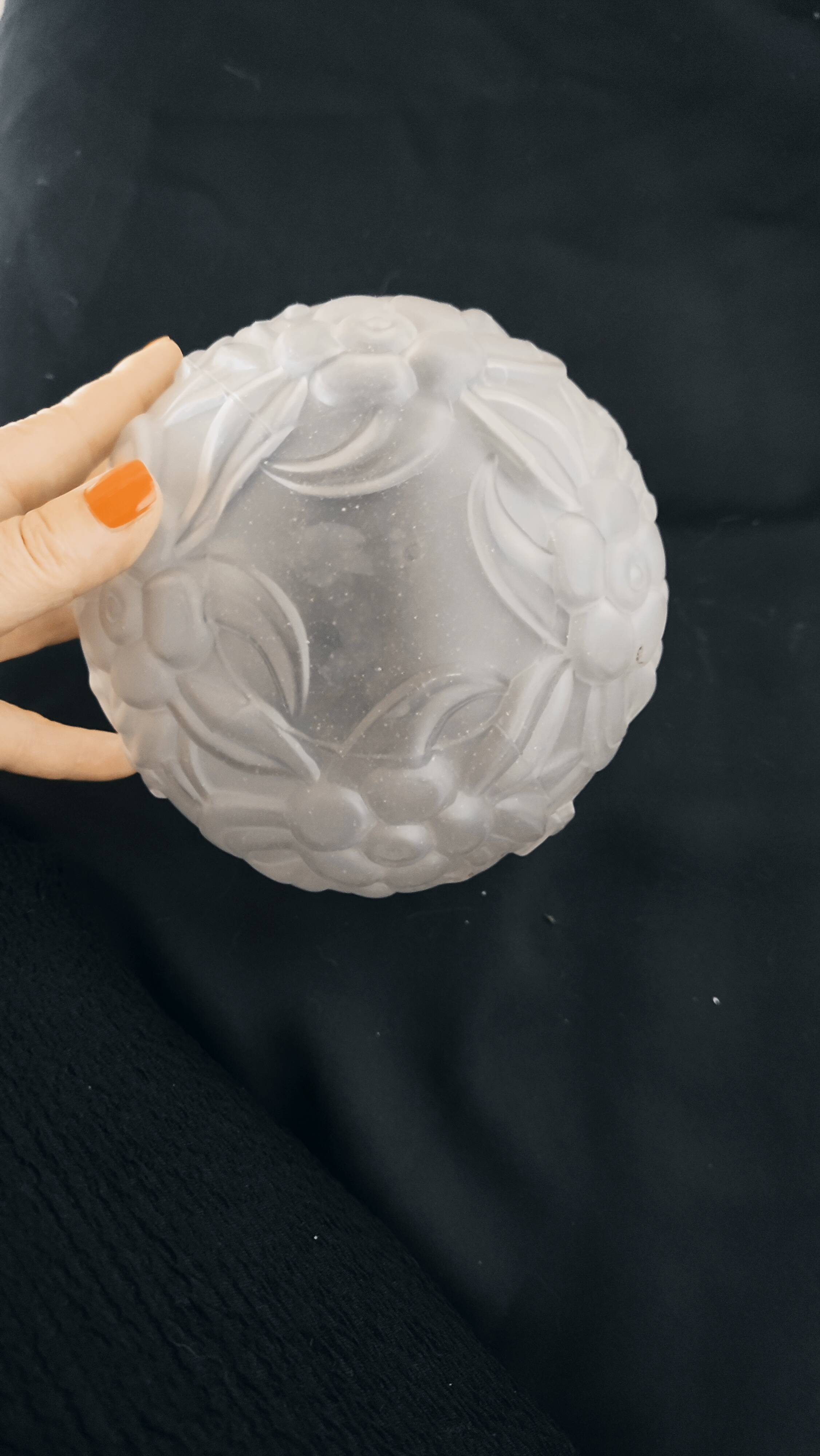 Art Deco ball pendant light