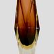Facet-cut Murano vase attributed to Mandruzzato, Italy, 1960s.