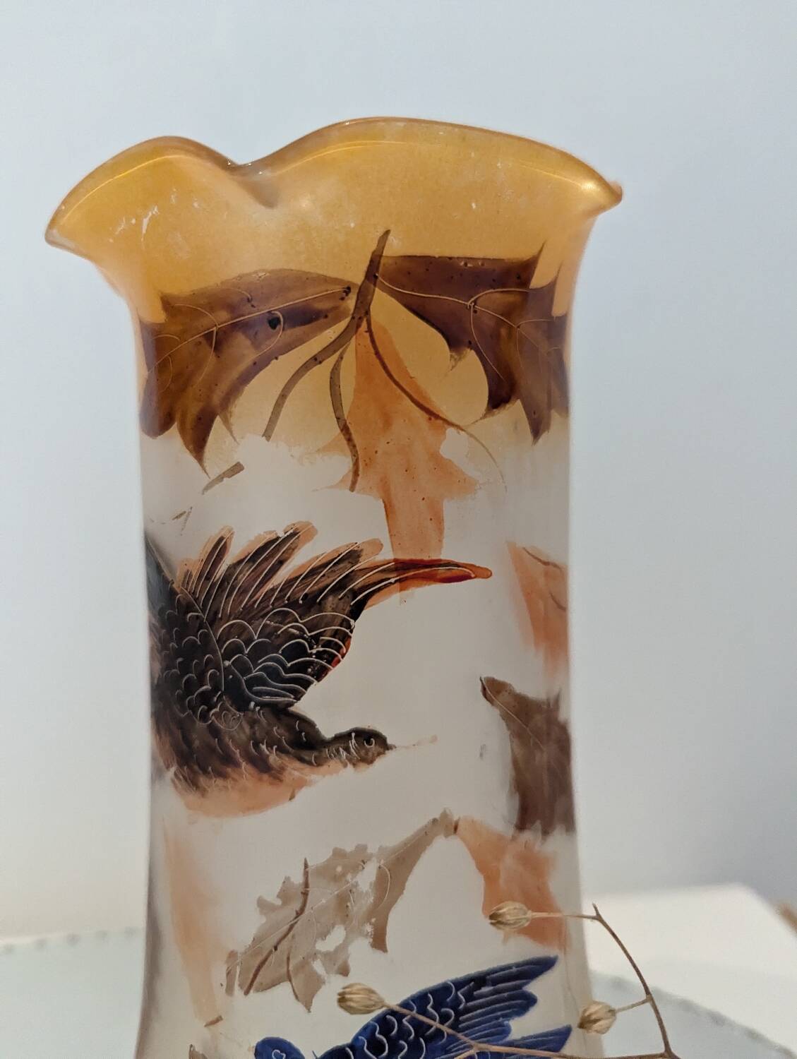 Paire de vases anciens Art nouveau