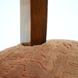 1930s art deco dining chairs in walnut, czechoslovakia