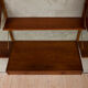 Hansen and Guldborg teak wall unit with a desk