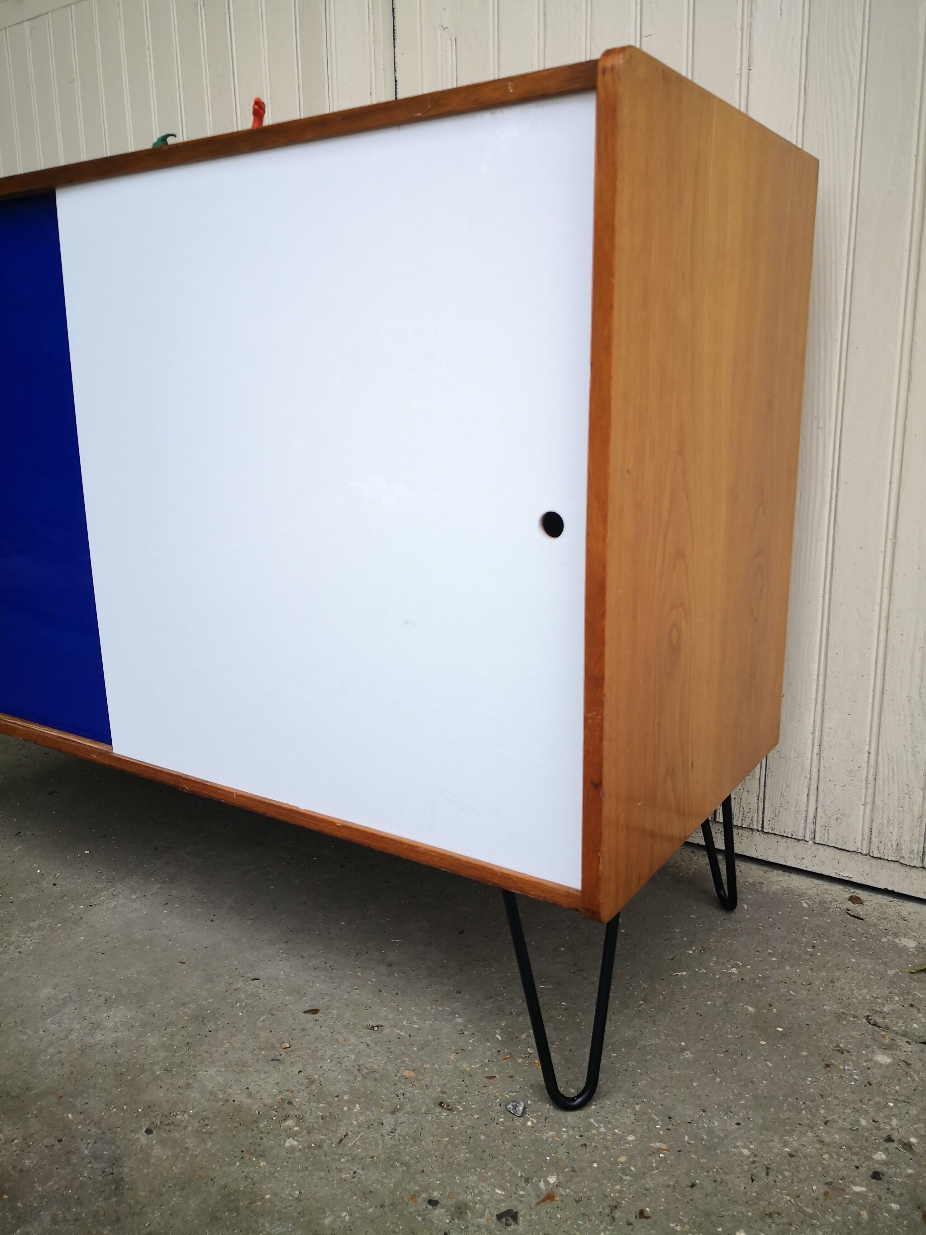 Czech vintage sideboard Jiroutek, Scandinavian style