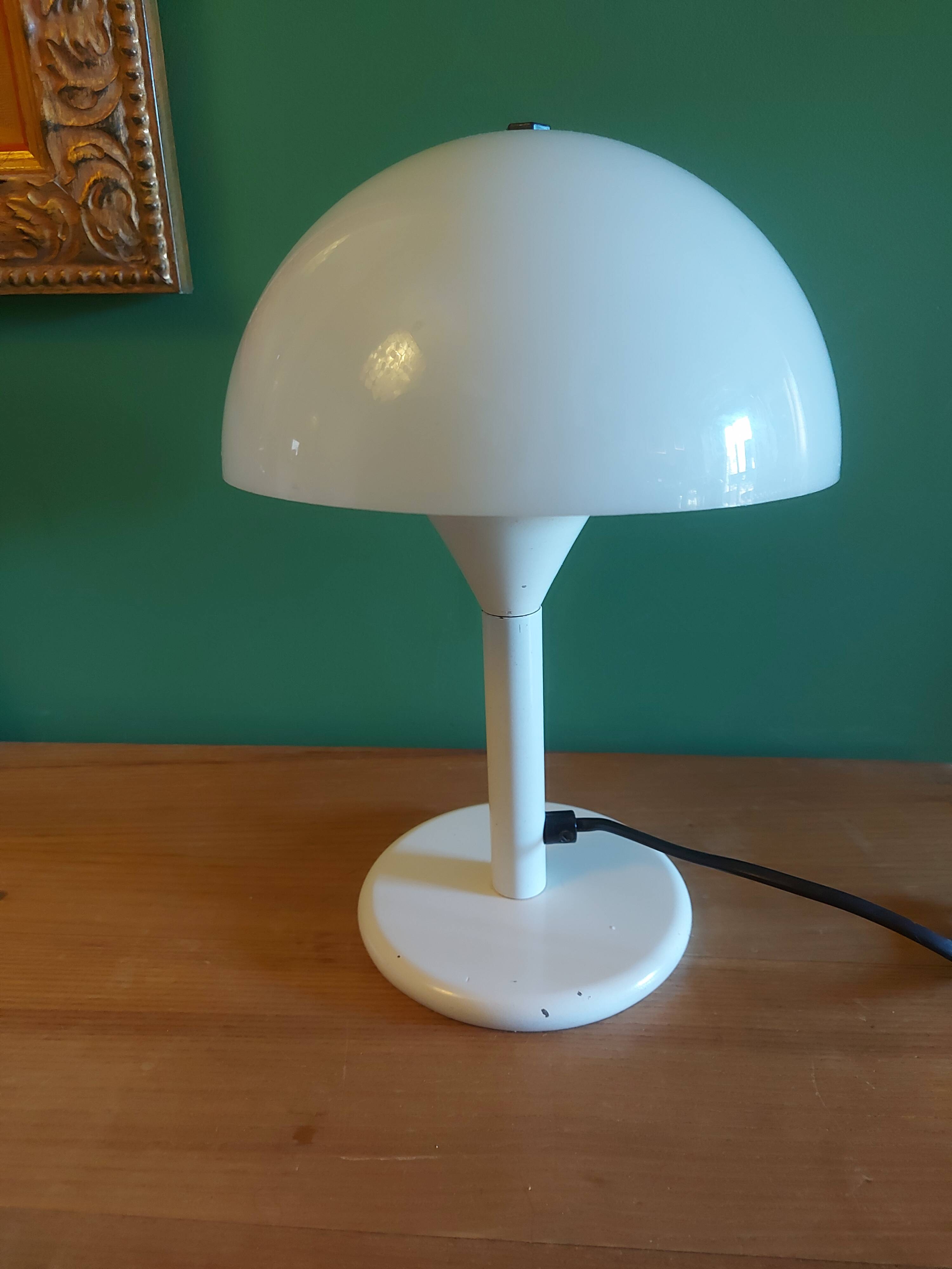 Vintage mushroom lamp Aluminor