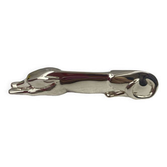 Christofle - 1 porte couteau chien Edouard Marcel Sandoz métal argenté parfait état