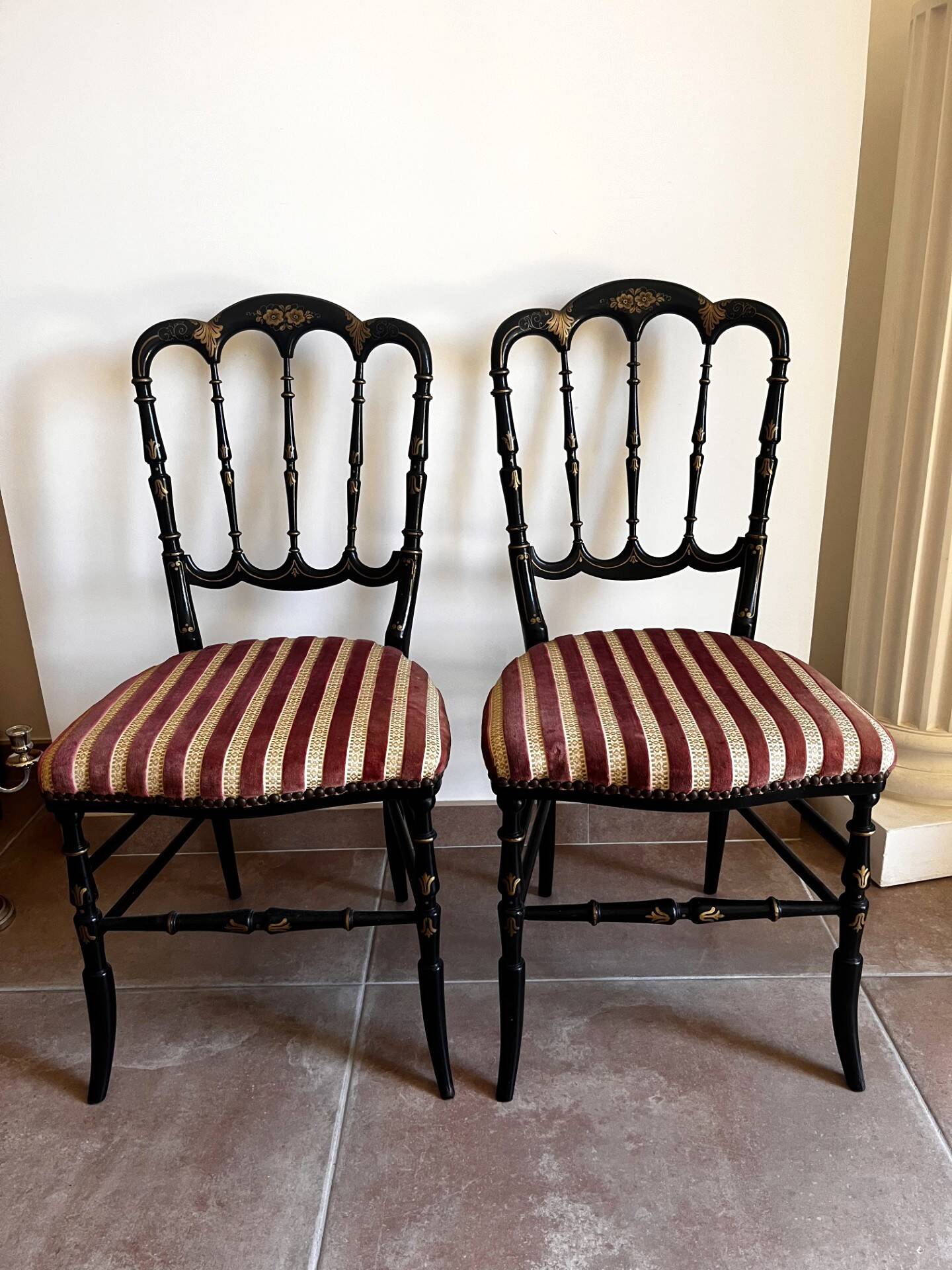 Pair of Napoleon III chairs