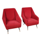 Pair of Italian armchairs from the 60s