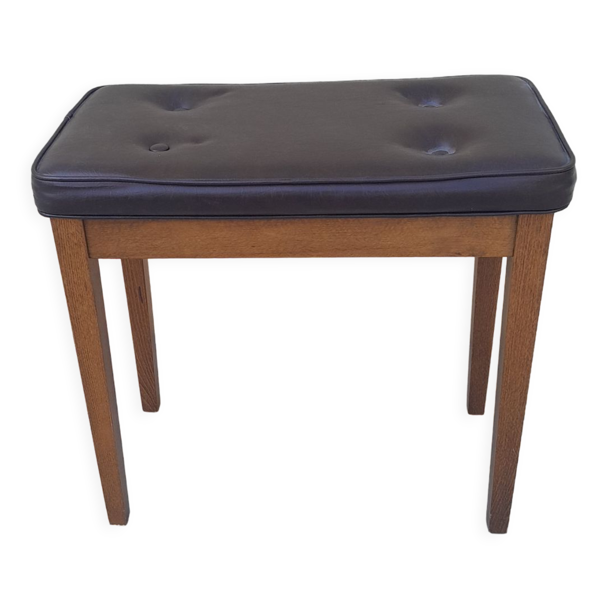 Scandinavian piano stool or chest
