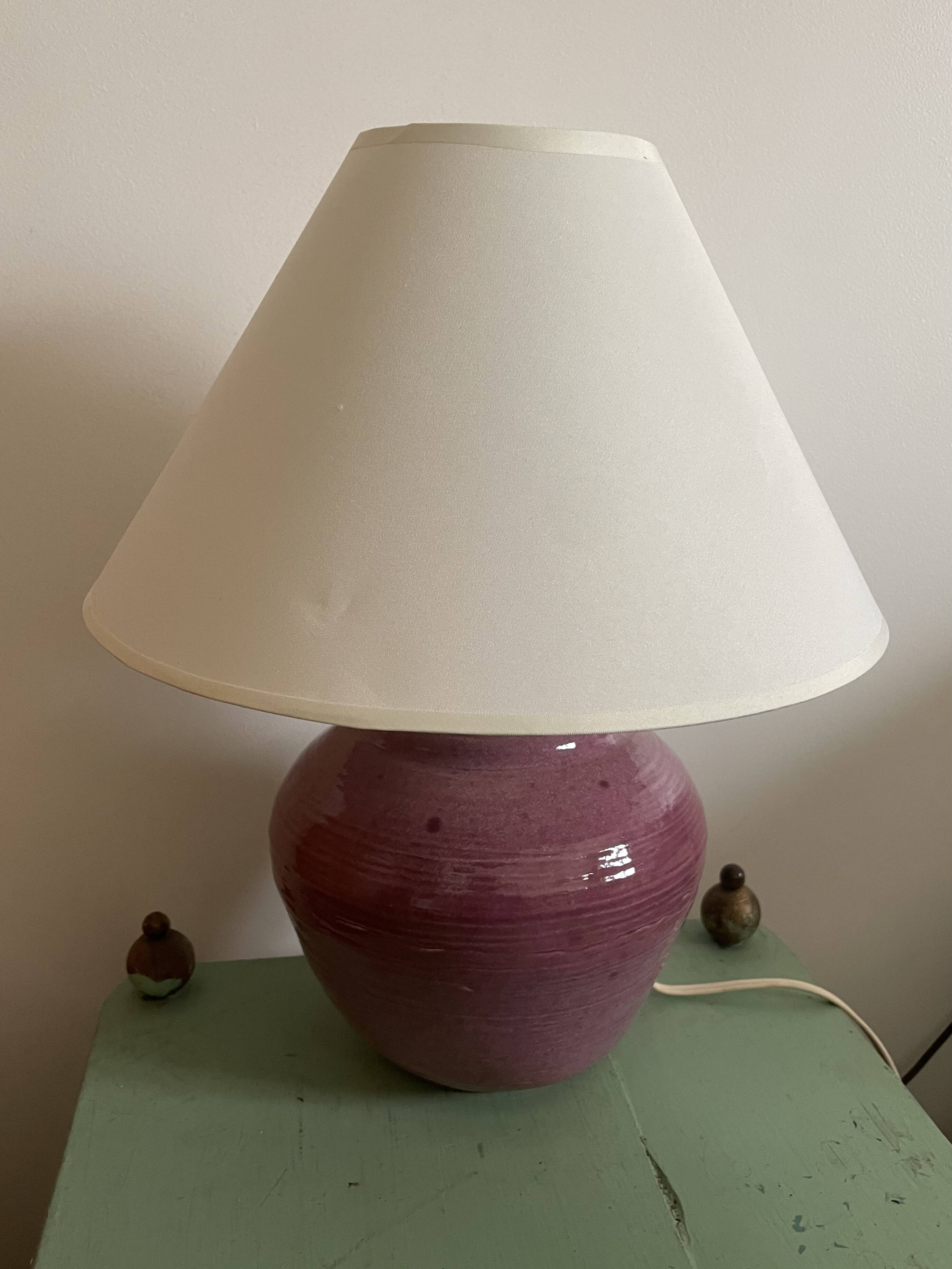 Vintage sandstone table lamp