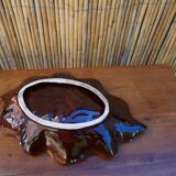 Vintage orange Vallauris dish