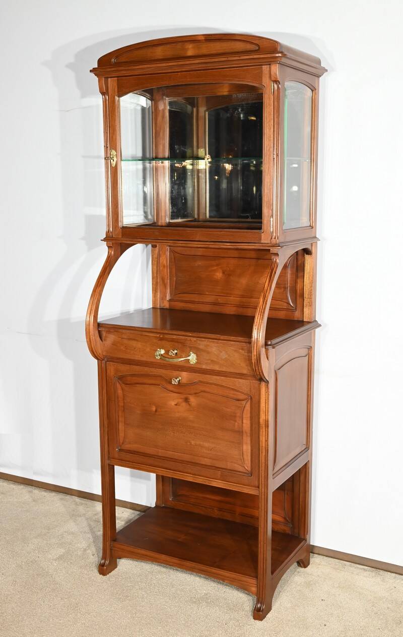Mahogany Bar Furniture, attributed to Maison E.Diot, Art Nouveau – 1900