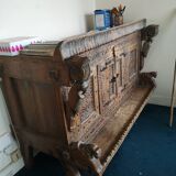 Indian buffet made of wood and iron