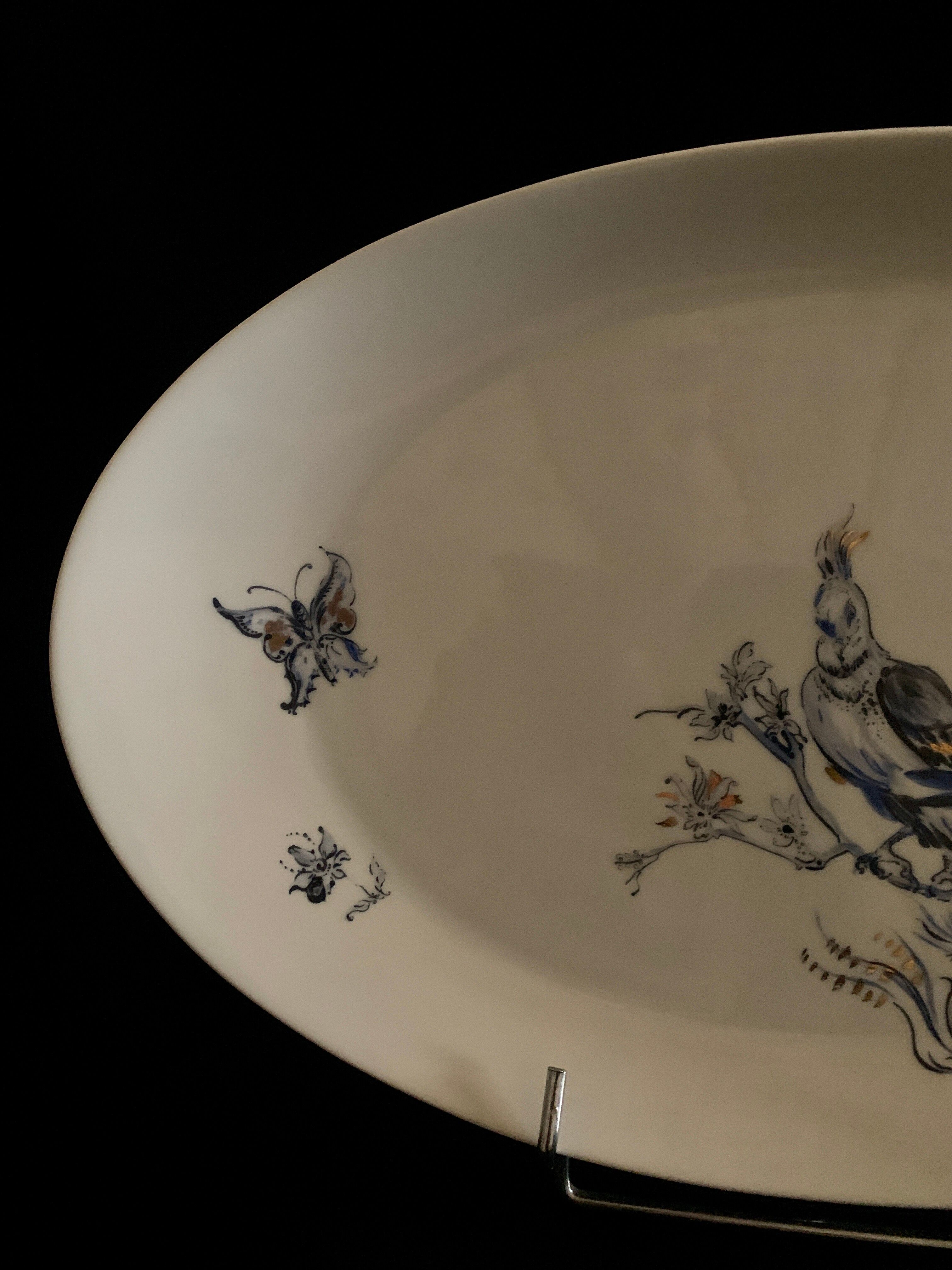 Plate signed Arsberg, "The Buffoon" after a model from the Royal Manufacture of Sèvres.