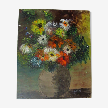 Painting daisy bouquet