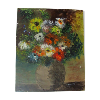 Painting daisy bouquet