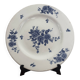 Old flat plate KG Luneville Blue Flowers