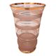 Pink granite glass vase - 1950s