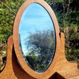 Dresser from the early 19th century with a cheval mirror.