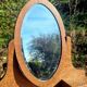 Dresser from the early 19th century with a cheval mirror.