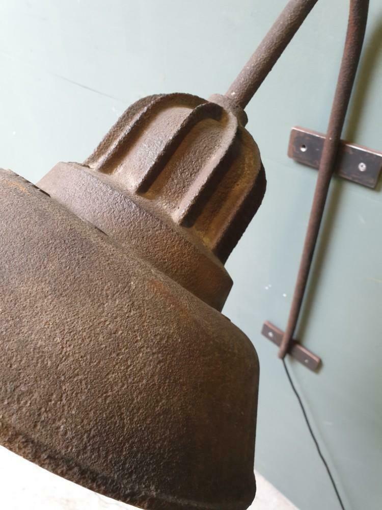 Old cast iron street lamp from France