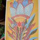 illustration yellow flowers